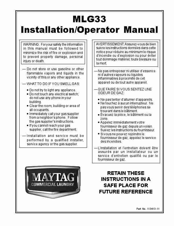 American Dryer Corp  Clothes Dryer MLG33-page_pdf